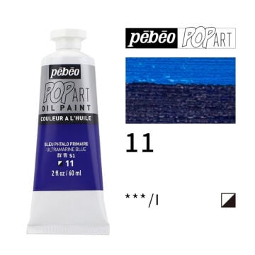 Pebeo Pop Art Yağlı Boya 60ml 11 Ultramarine Blue