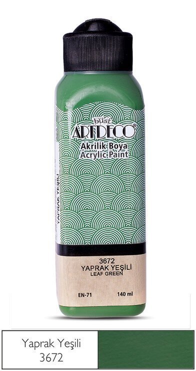 Artdeco Akrilik Boya 140ml 3672 Yaprak Yeşili