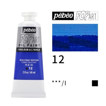 Pebeo Pop Art Yağlı Boya 60ml 12 Cobalt Blue Imitation