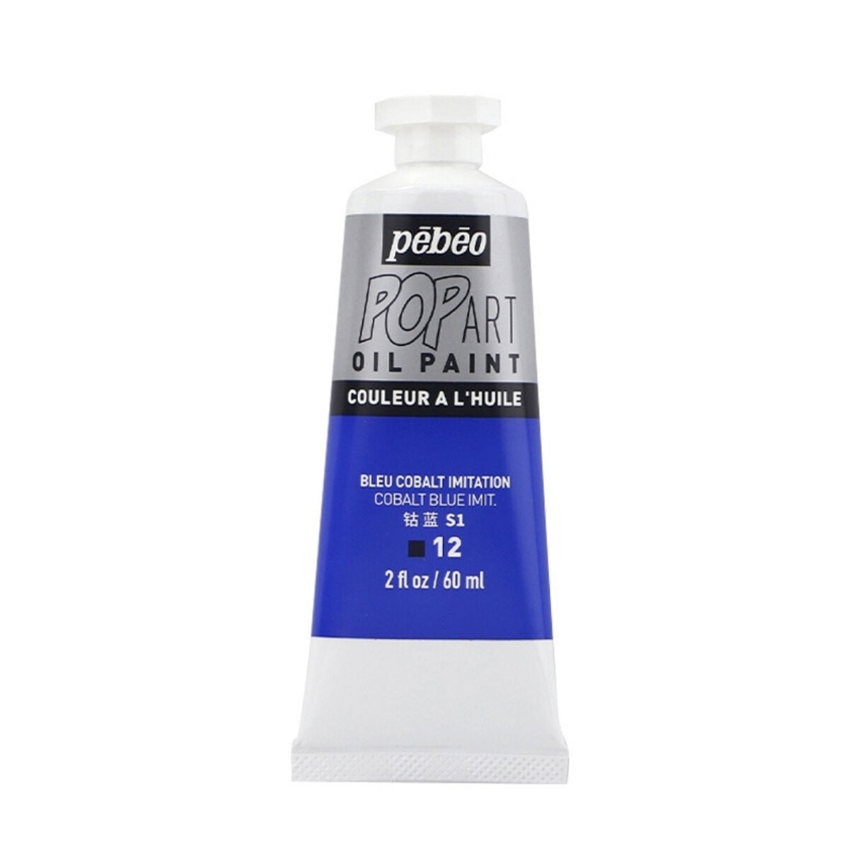 Pebeo Pop Art Yağlı Boya 60ml 12 Cobalt Blue Imitation