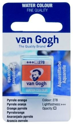 Van Gogh Suluboya Tablet 278 Pyrrole Orange