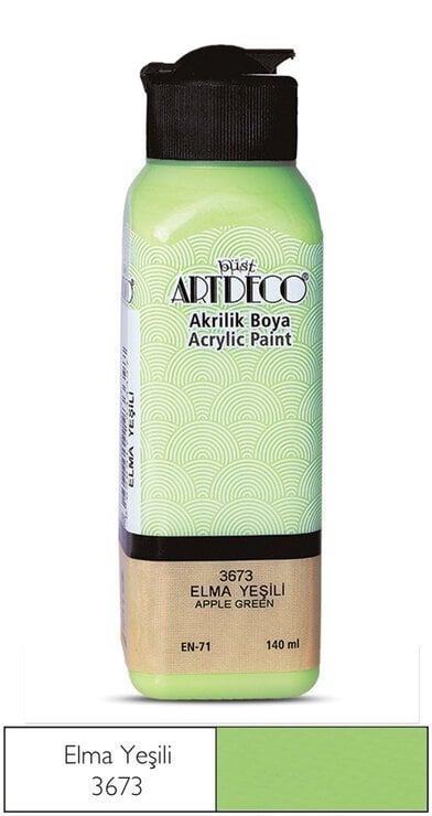 Artdeco Akrilik Boya 140ml 3673 Elma Yeşili