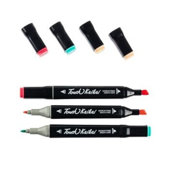 Art Elegant Bez Çantalı Touch Dayu Marker Seti 262li