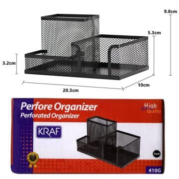Kraf Metal Perfore Masa Üstü Seti 410G Siyah