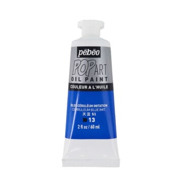Pebeo Pop Art Yağlı Boya 60ml 13 Cerruleum Blue Imitation