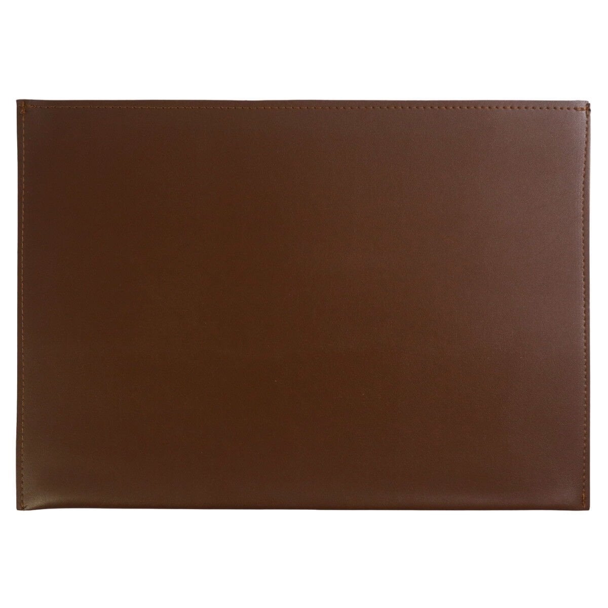 Art Elegant Suni Deri Cepli Yazı Altlığı A4 Kahverengi