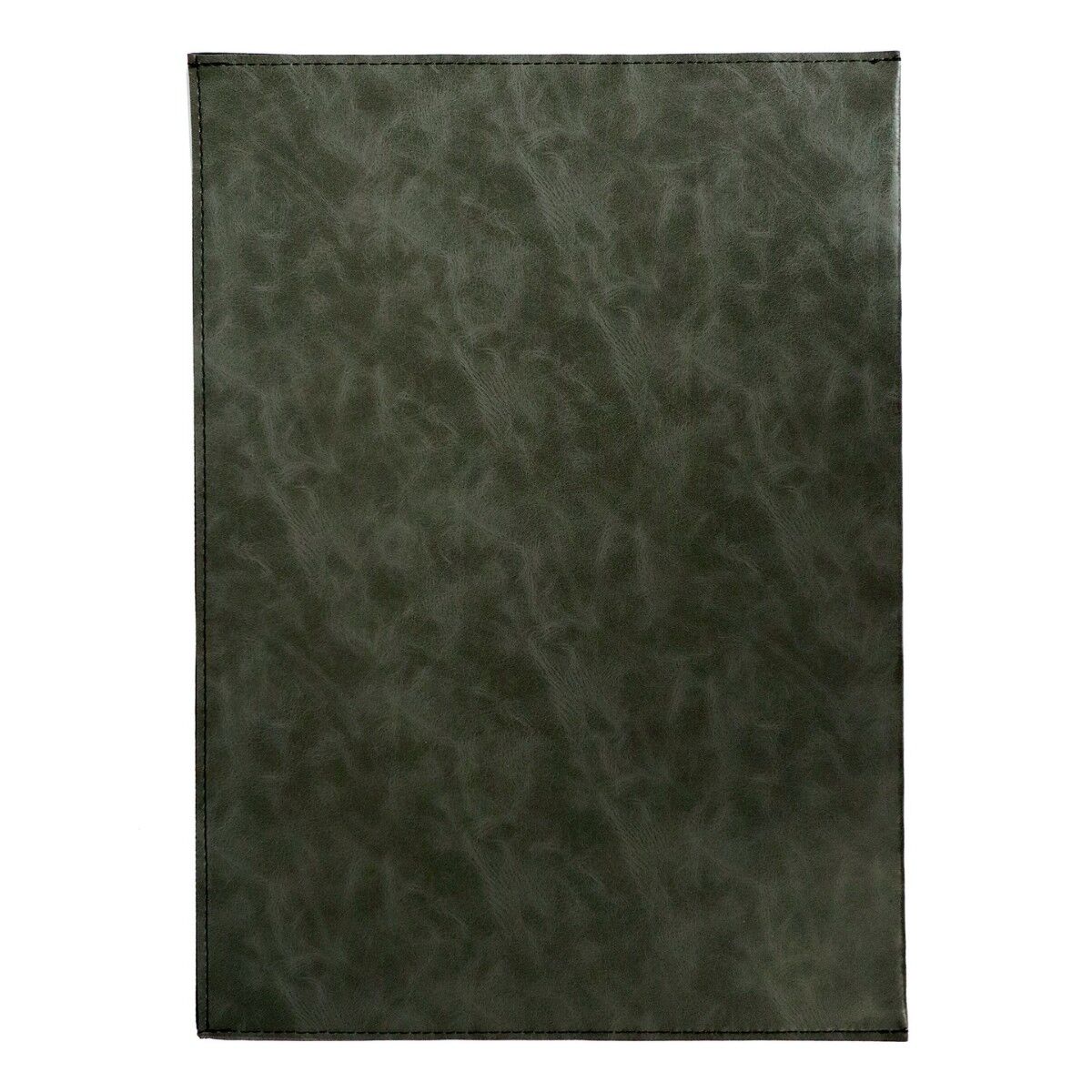 Art Elegant Suni Deri Cepli Yazı Altlığı 25x35cm Desenli Gri