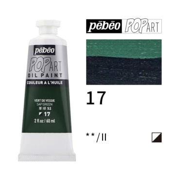 Pebeo Pop Art Yağlı Boya 60ml 17 Sap Green