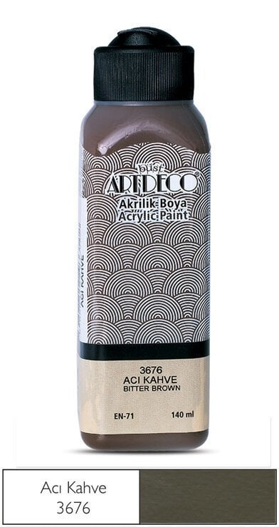 Artdeco Akrilik Boya 140ml 3676 Acı Kahve