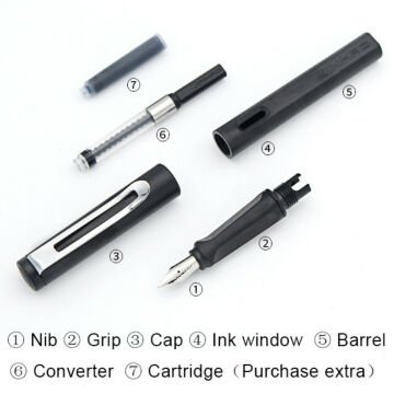 Jinhao Dolma Kalem Fine Pastel Mavi