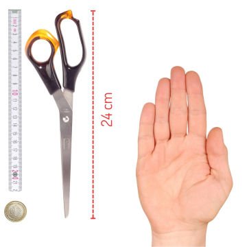 Kraf Makas Akrilik Saplı 24cm 709G