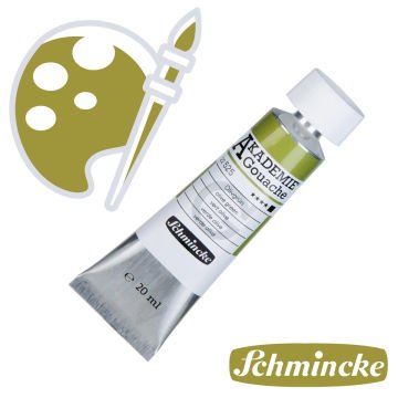 Schmincke Akademie Guaj Boya 20ml 525 Olive Green