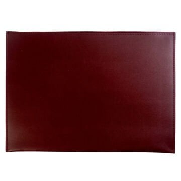 Art Elegant Suni Deri Cepli Yazı Altlığı A4 Vişne
