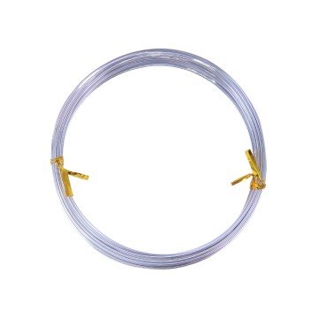 Dytac Alüminyum Tel Yuvarlak 1mmx4mt Gümüş