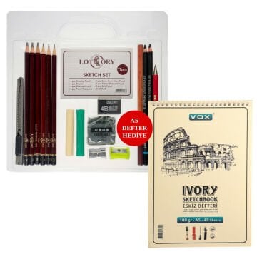 Art Elegant Artist Çizim Eskiz Seti 18 Parça