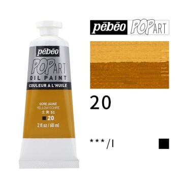 Pebeo Pop Art Yağlı Boya 60ml 20 Yellow Ochre
