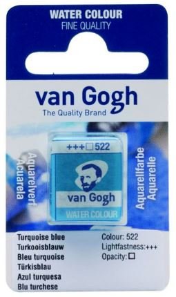 Van Gogh Suluboya Tablet 522 Turquoise Blue