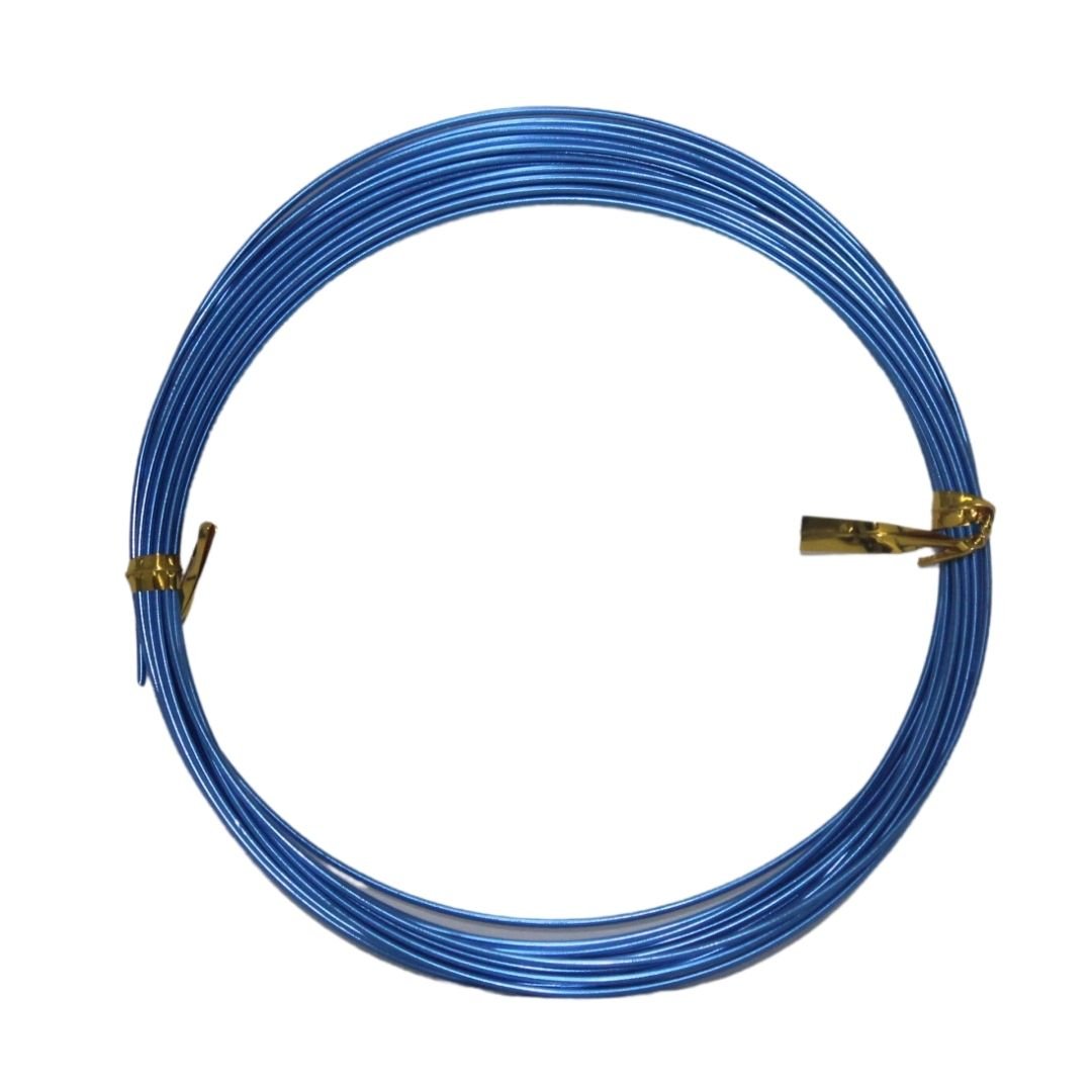 Dytac Alüminyum Tel Yuvarlak 1mm x 4m Mavi