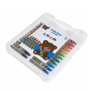 Kraf Kids Oil Pastel Boya 24lü Çantalı