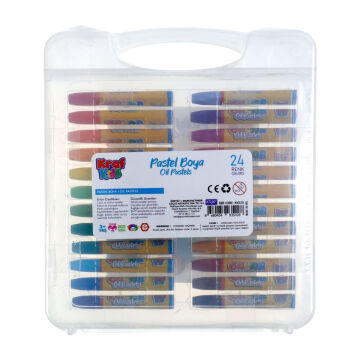 Kraf Kids Oil Pastel Boya 24lü Çantalı
