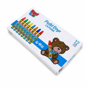 Kraf Kids Oil Pastel Boya 12li