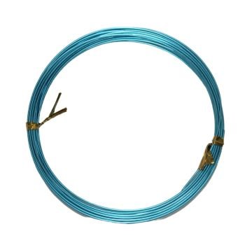 Dytac Alüminyum Tel Yuvarlak 1mm x 4m Turkuaz