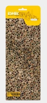 Eshel Maket Beton Desenli Karton Kaldırım 1/50 3lü