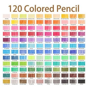 Kalour Kuru Boya Kalem Seti Metal Kutu 120li