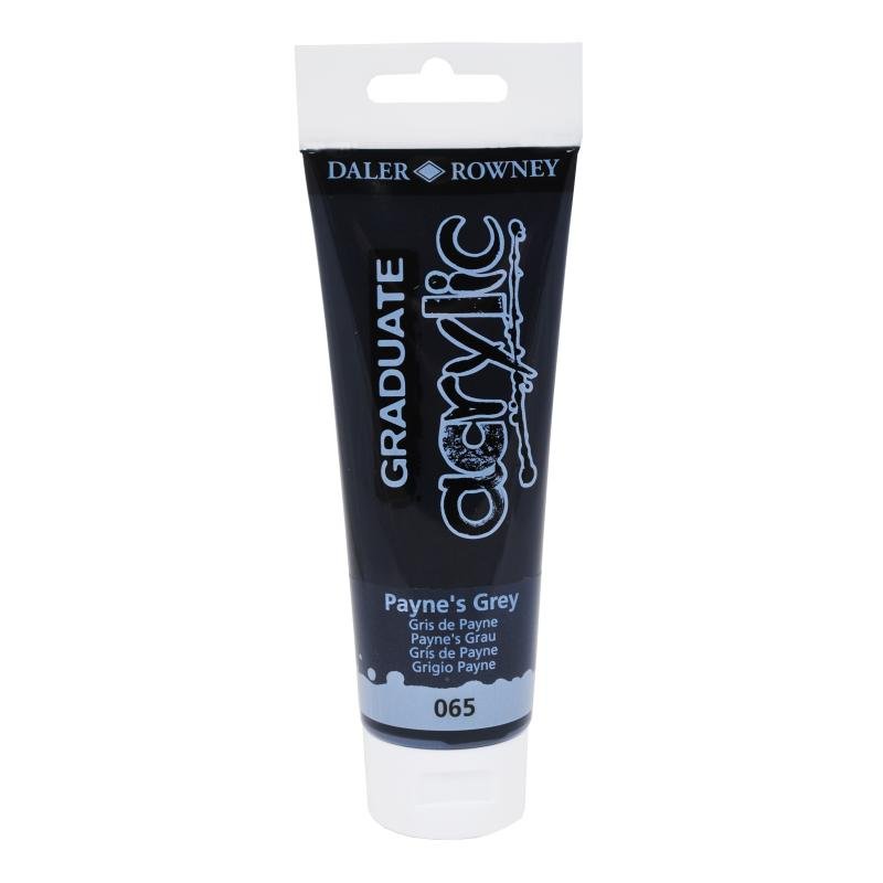 Daler Rowney Graduate Akrilik Boya 120ml 065 Paynes Grey