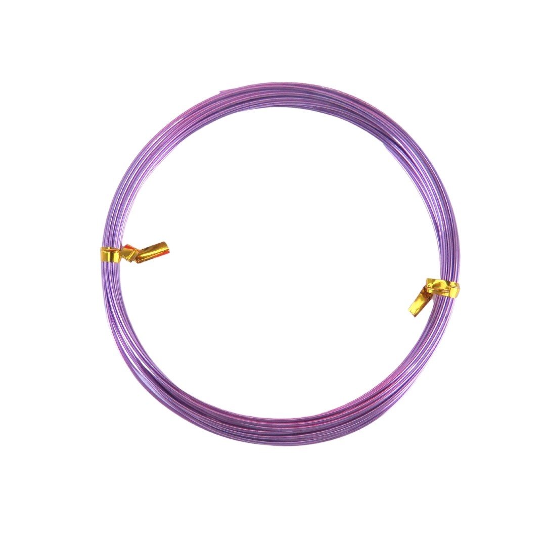 Dytac Alüminyum Tel Yuvarlak 1mmx4mt Lila