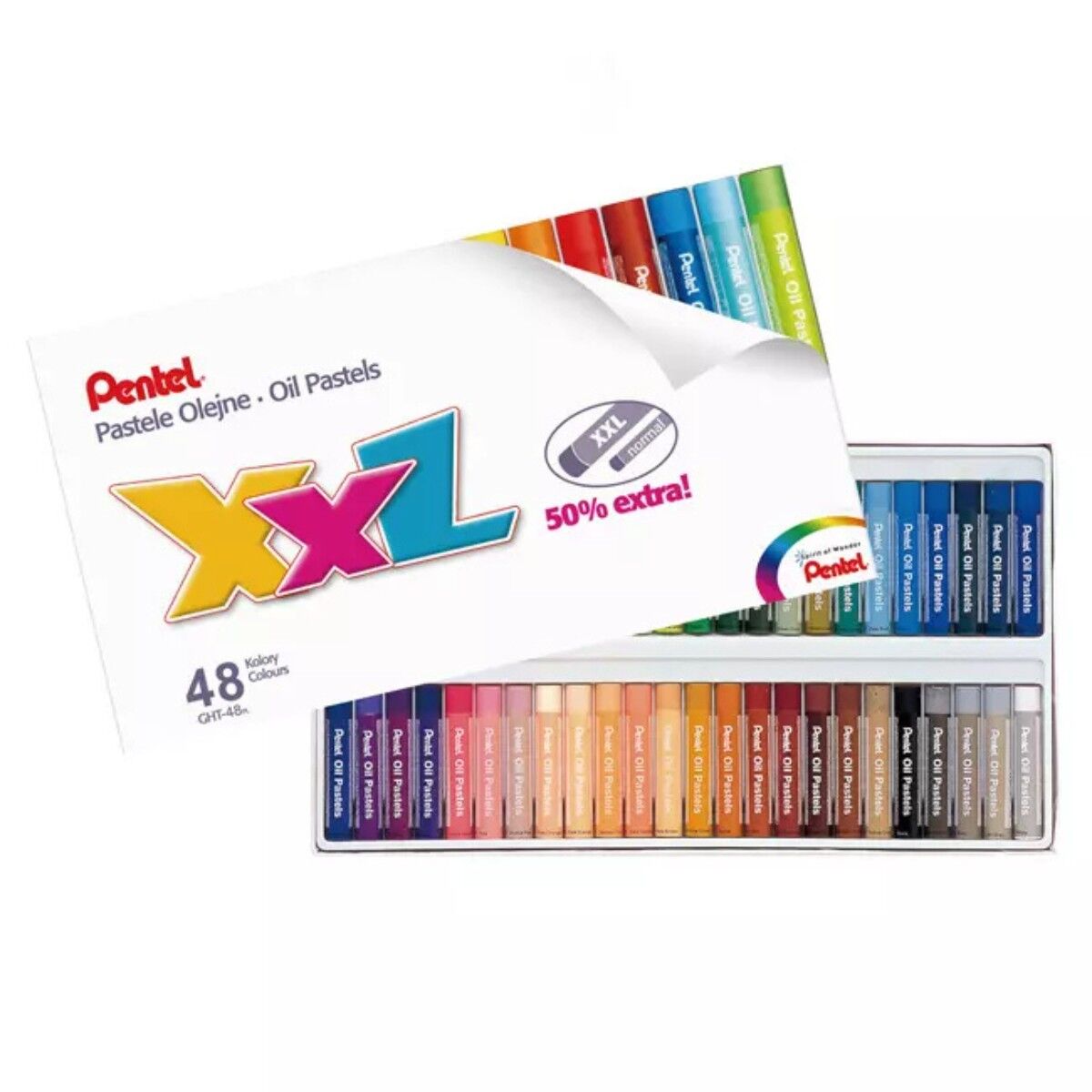 Pentel Oil Yağlı Pastel Boya XXL 48li