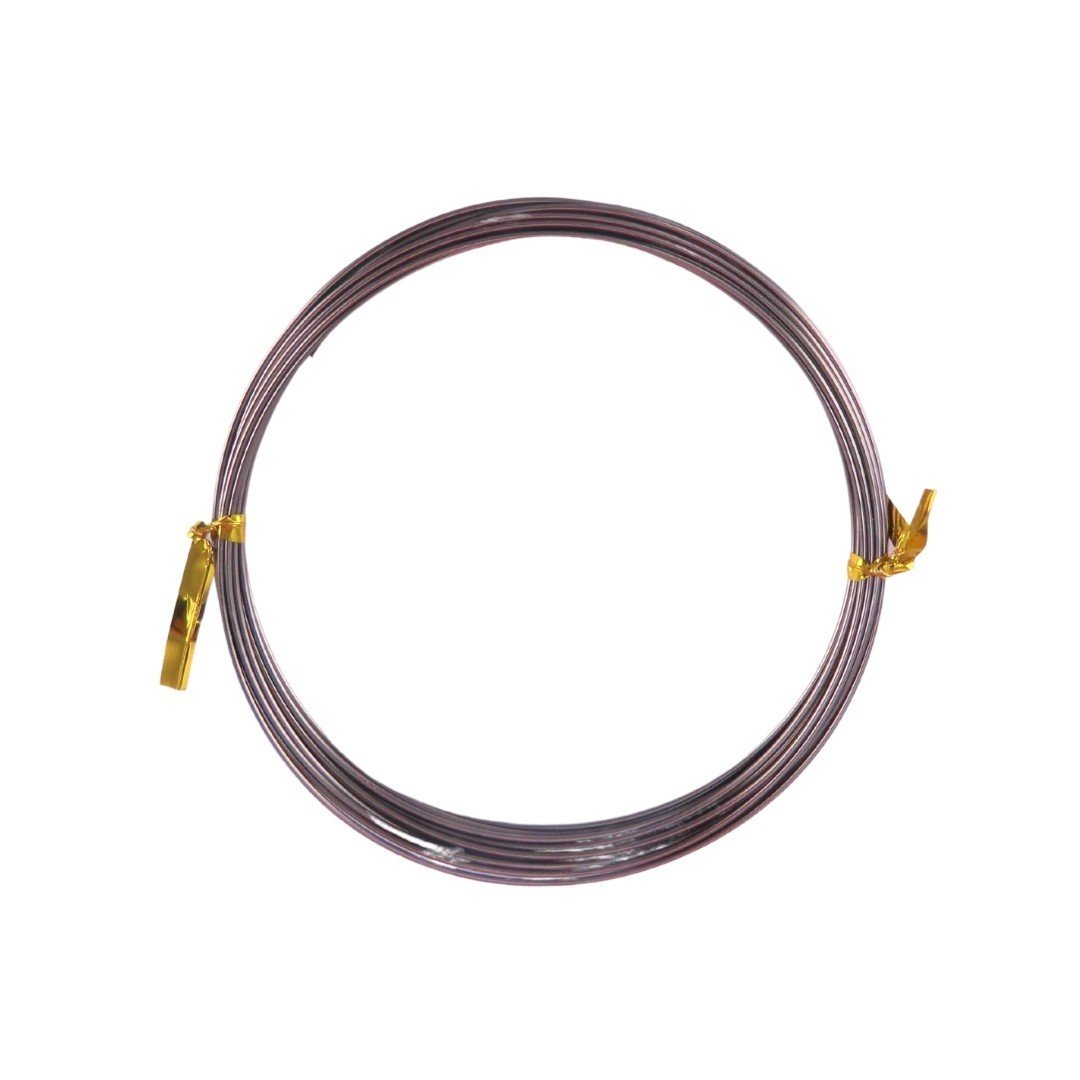 Dytac Alüminyum Tel Yuvarlak 1mm x 4m Bronz