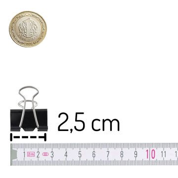 Kraf Çelik Kıskaç 25mm 12li Kutu 425G