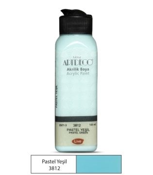 Artdeco Pastel Akrilik Boya 140ml P. Yeşil 3812