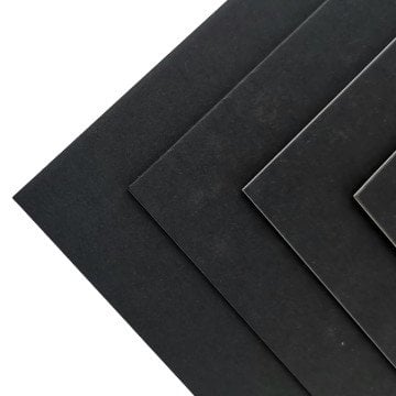 Murano Paspartu Kartonu Çift Taraflı 1.4mm 35x50cm Siyah