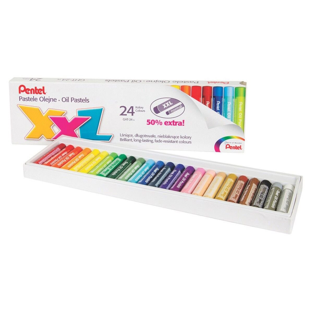 Pentel Yağlı Pastel Boya XXL 24lü