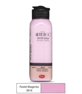 Artdeco Pastel Akrilik Boya 140ml P. Magenta 3816