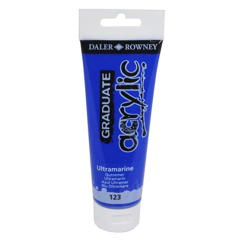 Daler Rowney Graduate Akrilik Boya 120ml 123 Ultramarine
