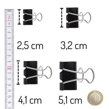 Kraf Çelik Kıskaç 41mm 12li Kutu 441G