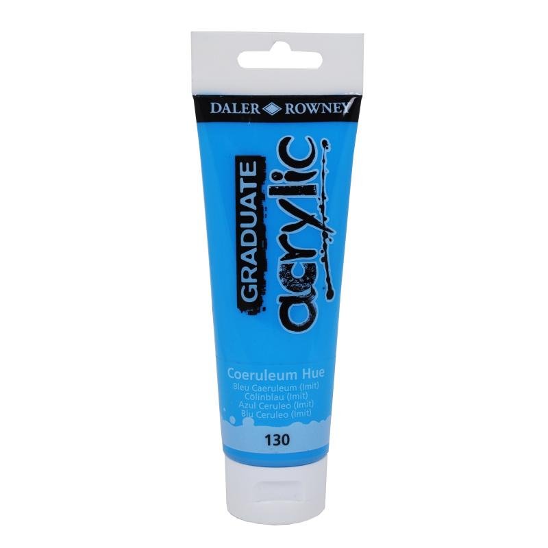 Daler Rowney Graduate Akrilik Boya 120ml 130 Coeruleum Hue