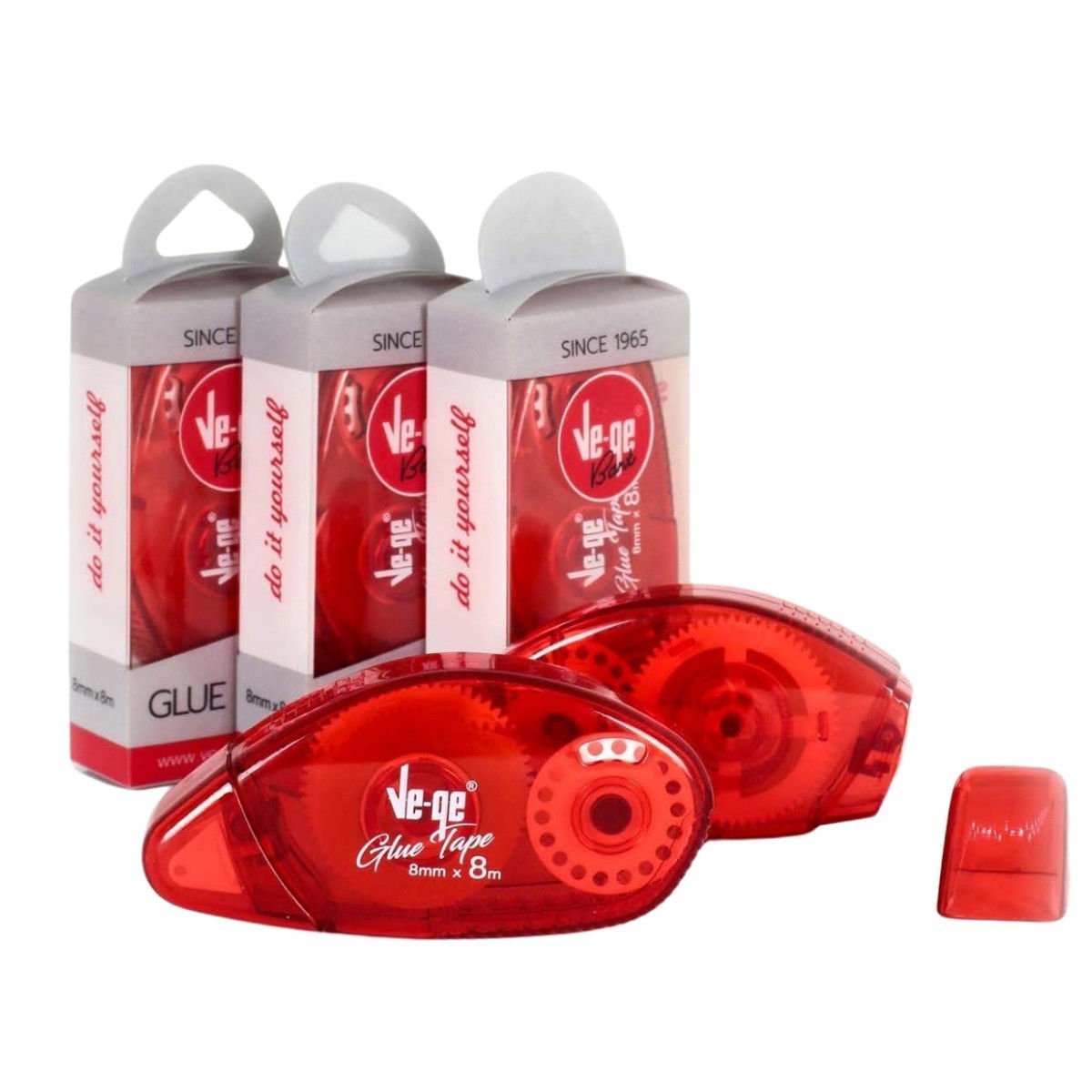 Vege Glue Tape Selefon Bantı 8mmx8mt