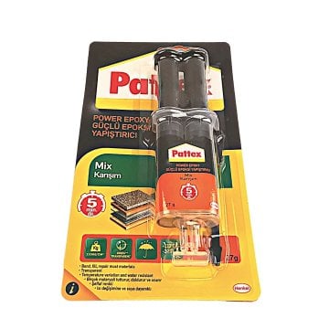 Pattex Power Epoxy Güçlü Epoksi Komponent Yapıştırıcı 27gr