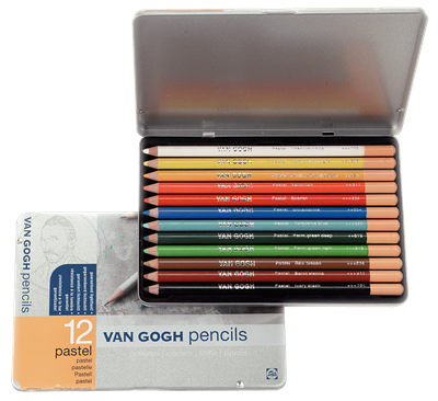 Van Gogh Soft Pastel Kalem Seti Metal Kutu 12li