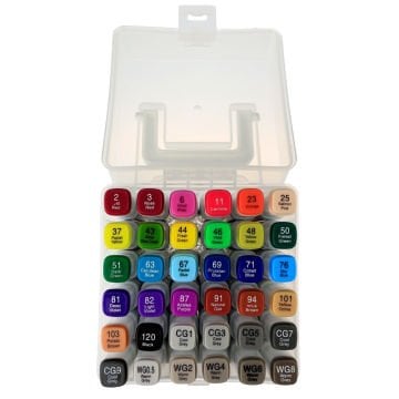 Art Walker Çantalı Twin Marker Seti 36lı