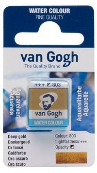 Van Gogh Suluboya Tablet 803 Deep Gold