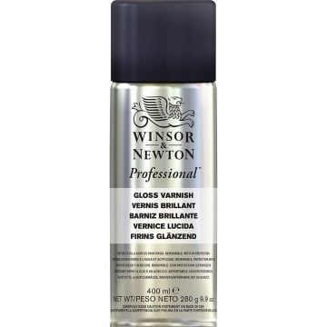 Winsor Newton Profesyonel Sprey Vernik 400ml Parlak