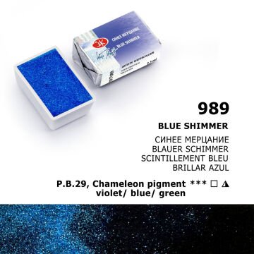 White Nights Sulu Boya 989 Blue Shimmer