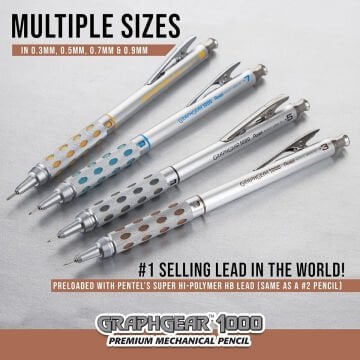 Pentel Versatil Uçlu Kalem Graphgear 1000 0.9mm