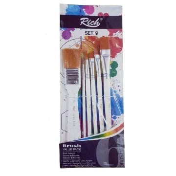 Rich Ekonomik Fırça Set 9 6lı