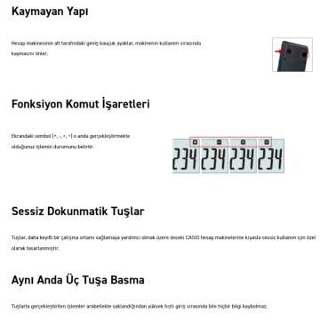 Casio Hesap Makinesi DS 3B